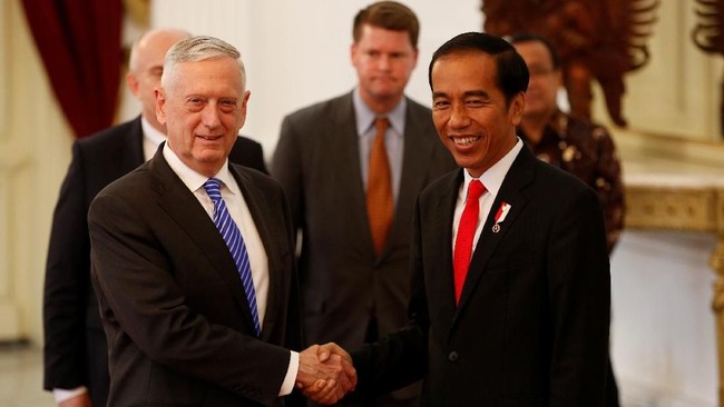 Menteri Pertahanan Amerika Serikat James Norman Mattis menyebut Indonesia sebagai negara penting di kawasan Indo-Pasifik.