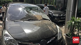 FOTO: Gempa Lebak 6,1 SR Bikin Panik Warga Jakarta