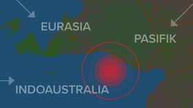 Gempa 5,2 SR di Lebak Tak Berpotensi Tsunami