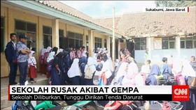 Bangunan Sekolah Rusak Akibat Gempa Magnitudo 6.1