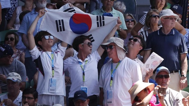 FOTO: Demam Chung Hyeon di Australia Terbuka