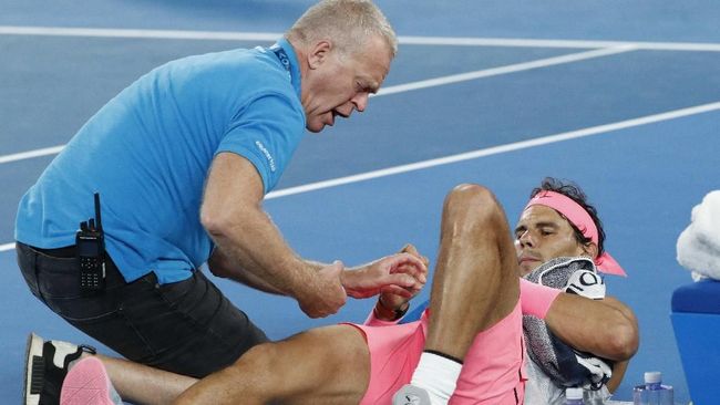 Rafael Nadal Kesal Gagal di Australia Terbuka karena Cedera