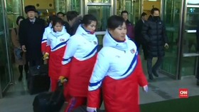 VIDEO: Tim Hoki Korea Utara Berlatih di Korea Selatan