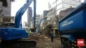 Bangunan Pasar Blora Dirobohkan untuk Dibangun TOD Dukuh Atas