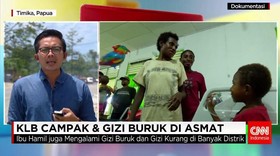 Live Kejadian Luar Biasa Campak dan Gizi Buruk di Papua