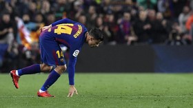 FOTO: Aksi Debut Coutinho di Barcelona