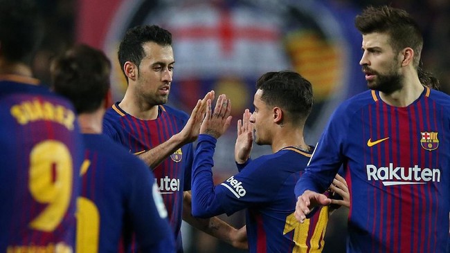 FOTO: Aksi Debut Coutinho di Barcelona