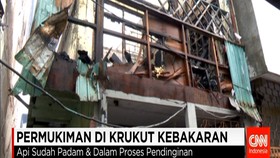 Kebakaran Permukiman di Krukut