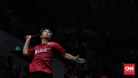 Ginting vs Chou Tien Chen di Final Hylo Open 2022