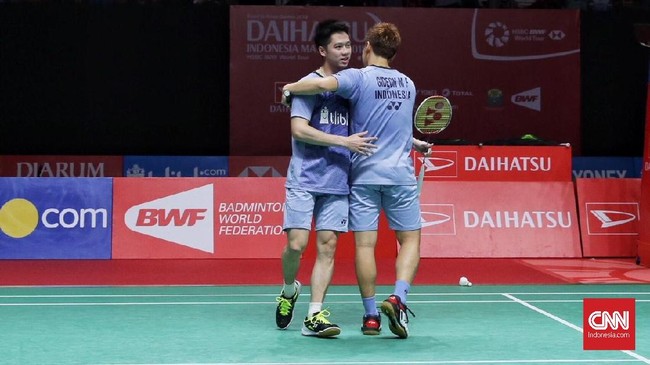 Ganda putra Indonesia, Marcus Fernaldi Gideon/Kevin Sanjaya Sukamuljo, optimistis bisa menjadi juara Indonesia Masters 2018.