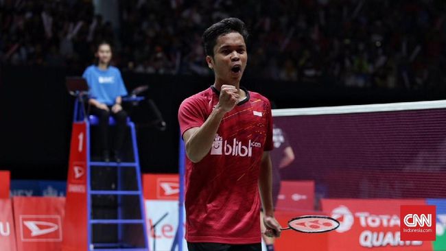 Ginting Unggul Head to Head Atas Chou Tien Chen di Final Hylo Open