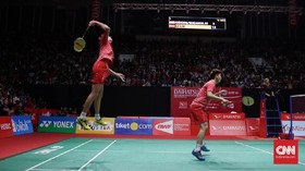 Kevin/Marcus Lolos ke Perempat Final All England