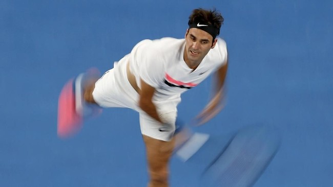 Roger Federer menjadi juara grand slam Australia Terbuka 2018 dengan mengalahkan Marin Cilic di Rod Laver Arena, Minggu (28/1).