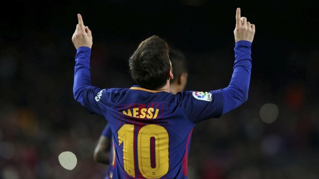 FOTO: Tendangan Bebas Messi Jadi Pembeda Barcelona
