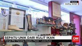 Sepatu Unik dari Kulit Ikan