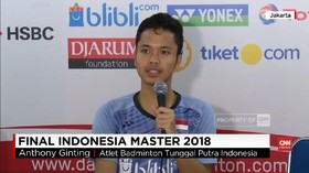 VIDEO: Anthony Ginting, Markus/Kevin Juara Indonesia Master
