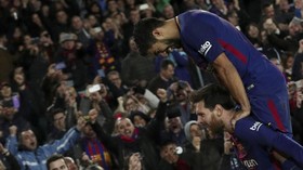 FOTO: Tendangan Bebas Messi Jadi Pembeda Barcelona