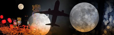 Supermoon Sinari Cakrawala