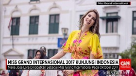 Kunjungan Miss Grand International 2017 ke Indonesia