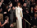 Dobrak Tradisi, Melania Naik Mobil Terpisah Saat Pidato Trump