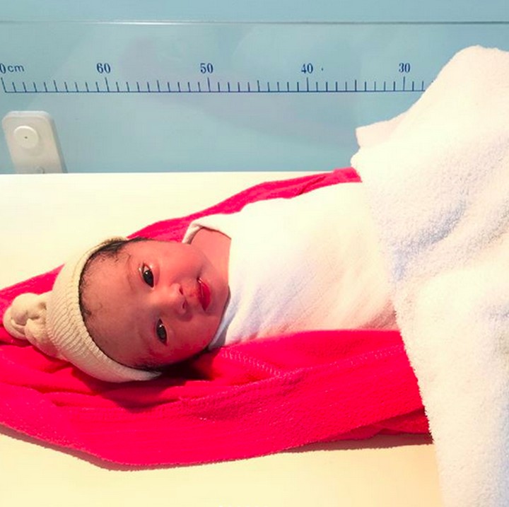 <p>Kylie saat baru lahir. Lucu banget ya, Bun? (Foto: Instagram/ @andialigaffar)</p>