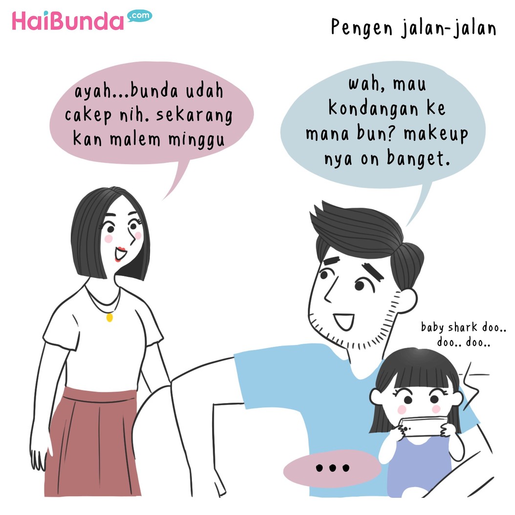 Saat ingin sesuatu, pernah nggak ngasih kode buat suami, Bun? Kayak gimana tuh kodenya dan suami ngeh nggak sih, Bun? Yuk ceritakan di kolom komentar.