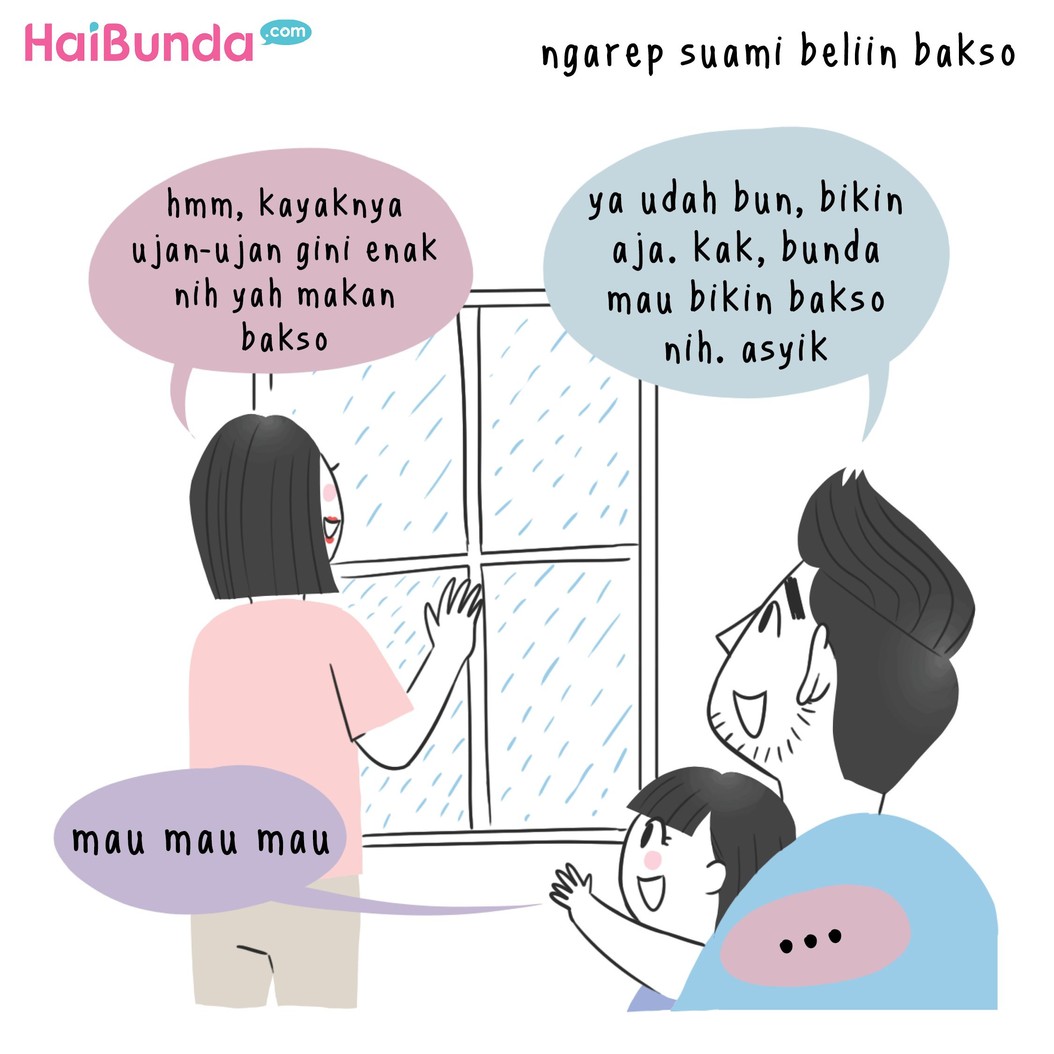 Saat ingin sesuatu, pernah nggak ngasih kode buat suami, Bun? Kayak gimana tuh kodenya dan suami ngeh nggak sih, Bun? Yuk ceritakan di kolom komentar.