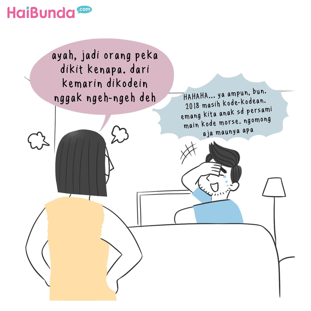 Saat ingin sesuatu, pernah nggak ngasih kode buat suami, Bun? Kayak gimana tuh kodenya dan suami ngeh nggak sih, Bun? Yuk ceritakan di kolom komentar.