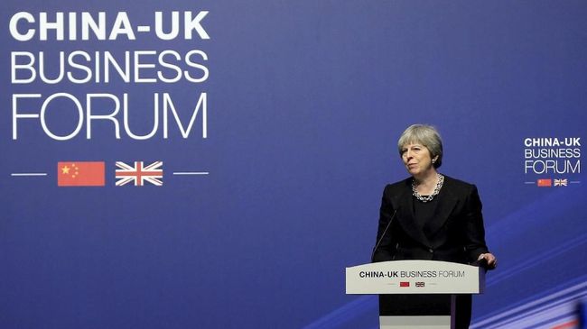 Inggris dan China Kongsi Dagang Hingga Rp151 Triliun Pemerintah Inggris mengaku bekerja sama perdagangan dan jasa keuangan mencapai 9,3 miliar Poundsterling atau setara Rp151 triliun dengan China.