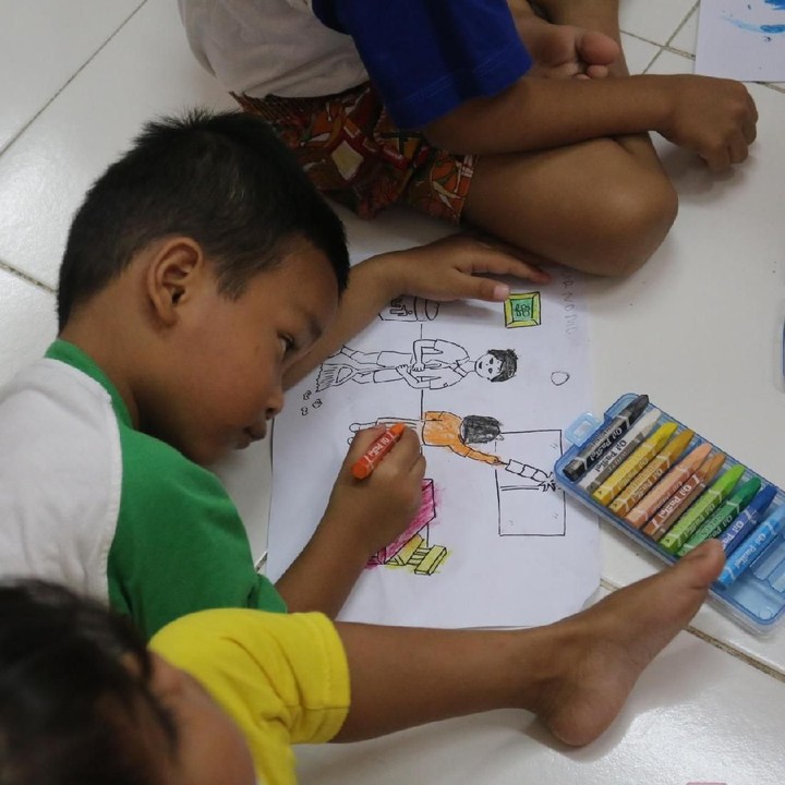 <div> Ngantuk atau capek, Nak? <span style="font-size: 13px;">(</span>Foto: Amelia Sewaka)</div>