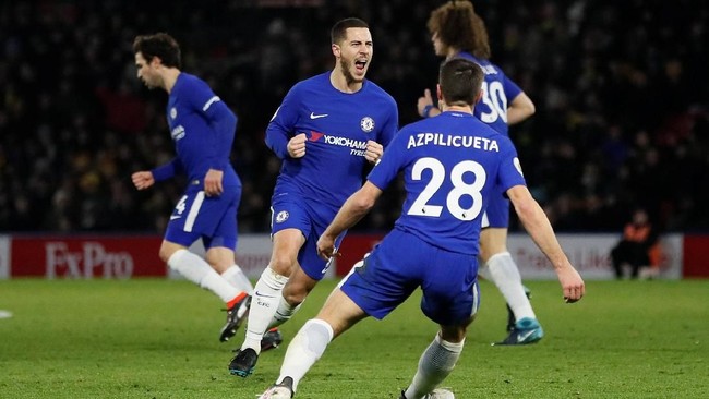 Kevin De Bruyne dan Eden Hazard bakal menjadi pemain kunci pada duel Man City vs Chelsea. Berikut tiga fakta menarik pertemuan dua pemain tersebut.