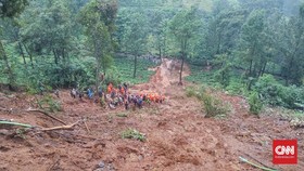 Longsor, Tujuh Rumah Warga di Tulungagung Rusak