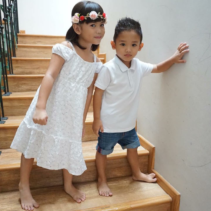 <p>Kakak adik ini pintar banget bergaya ya. He-he. (Foto: Instagram/benjoshua_r)</p>