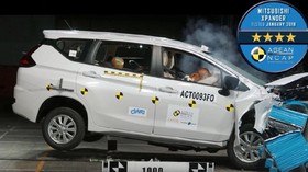 Uji Tabrak Mitsubishi Xpander Raih Bintang 4