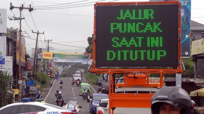 Cegah Longsor Susulan, Polisi Tutup Jalur Gunung Mas-Ciloto