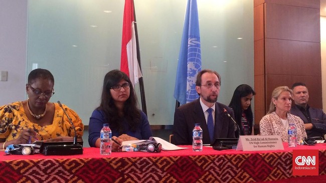 Komisaris Tinggi HAM Perserikatan Bangsa-Bangsa (PBB), Zeid Ra'ad Al Hussein, mengatakan akan segera mengirim Tim Pemantau HAM ke Papua.