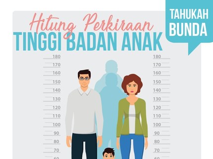 Hitung Yuk, Perkiraan Tinggi Badan Anak Kelak