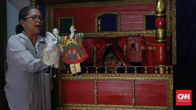 FOTO: Budaya China-Jawa dalam Sekantong Boneka Wayang Potehi