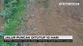Jalur Puncak Ditutup 10 Hari