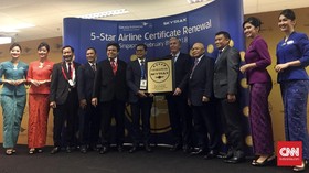 Garuda Indonesia Berharap Untung dari Status Bintang Lima