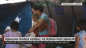 Sebagian Warga Kembali ke Rumah Pasca Banjir