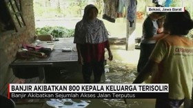 800 Kepala Keluarga Terisolir Akibat Banjir
