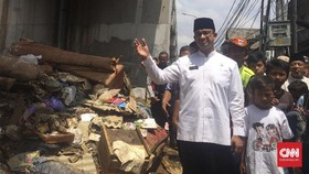 Anies Minta Warga Bersabar Hadapi Musibah Banjir Jakarta