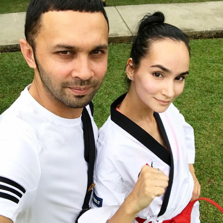 <p>Bunda Ilmira juga merupakan atlet taekwondo lho. (Foto: Instagram/teukuzacky)</p>