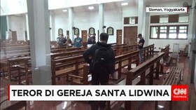 Serangan Teror Terhadap Jemaah Gereja di Sleman Lukai 5 Orang