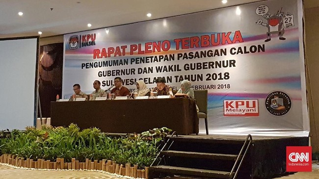 Empat pasangan calon gubernur dan wakil gubernur telah ditetapkan KPU dan akan bertarung dalam pemilihan kepala daerah serentak tahun 2018