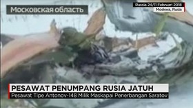 Pesawat Penumpang Rusia Jatuh
