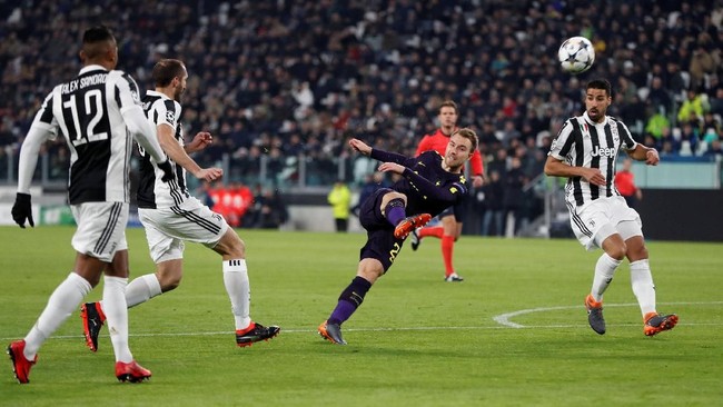 Tottenham Hotspur akan menjamu Juventus pada leg kedua babak 16 besar Liga Champions di Stadion Wembley, Rabu (7/3).