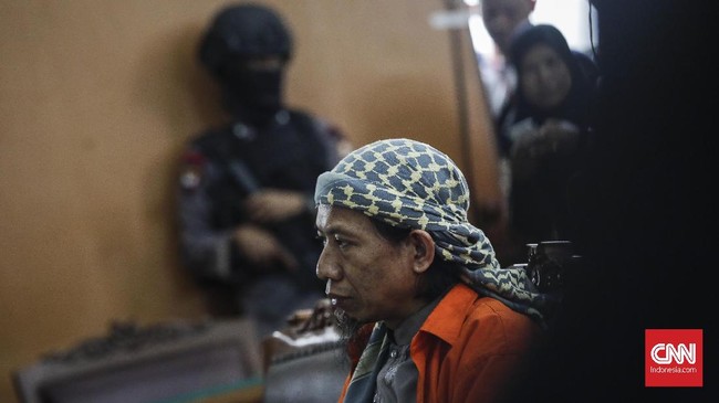 Polantas yang menjadi korban teror di Jalan MH Thamrin, Jakarta pada 2016 silam hadir menjadi saksi di sidang dengan terdakwa dalang teror, Aman Abdurrahman.