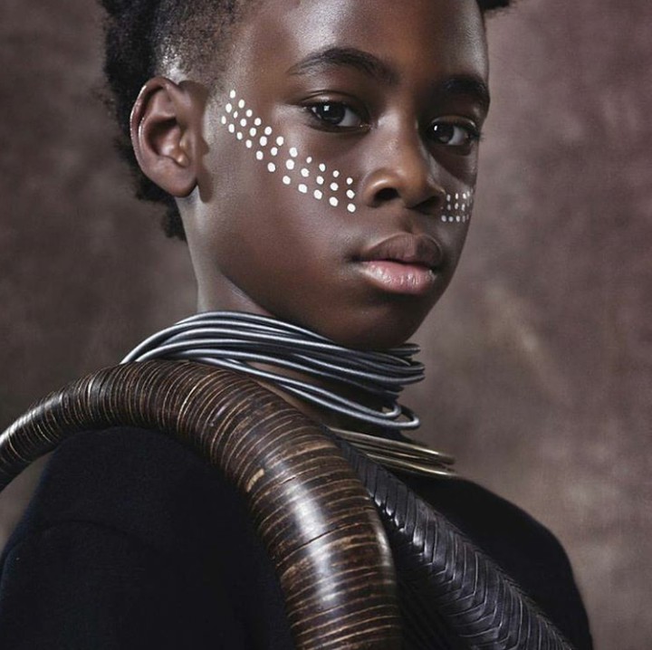 <p>Terakhir, si kecil ini berperan jadi W'Kabi sahabat Black Panther. Ia juga menjaba kepala keamanan perbatasan wilayah Wakanda. (Foto: Instagram @mzkaybebe)</p>